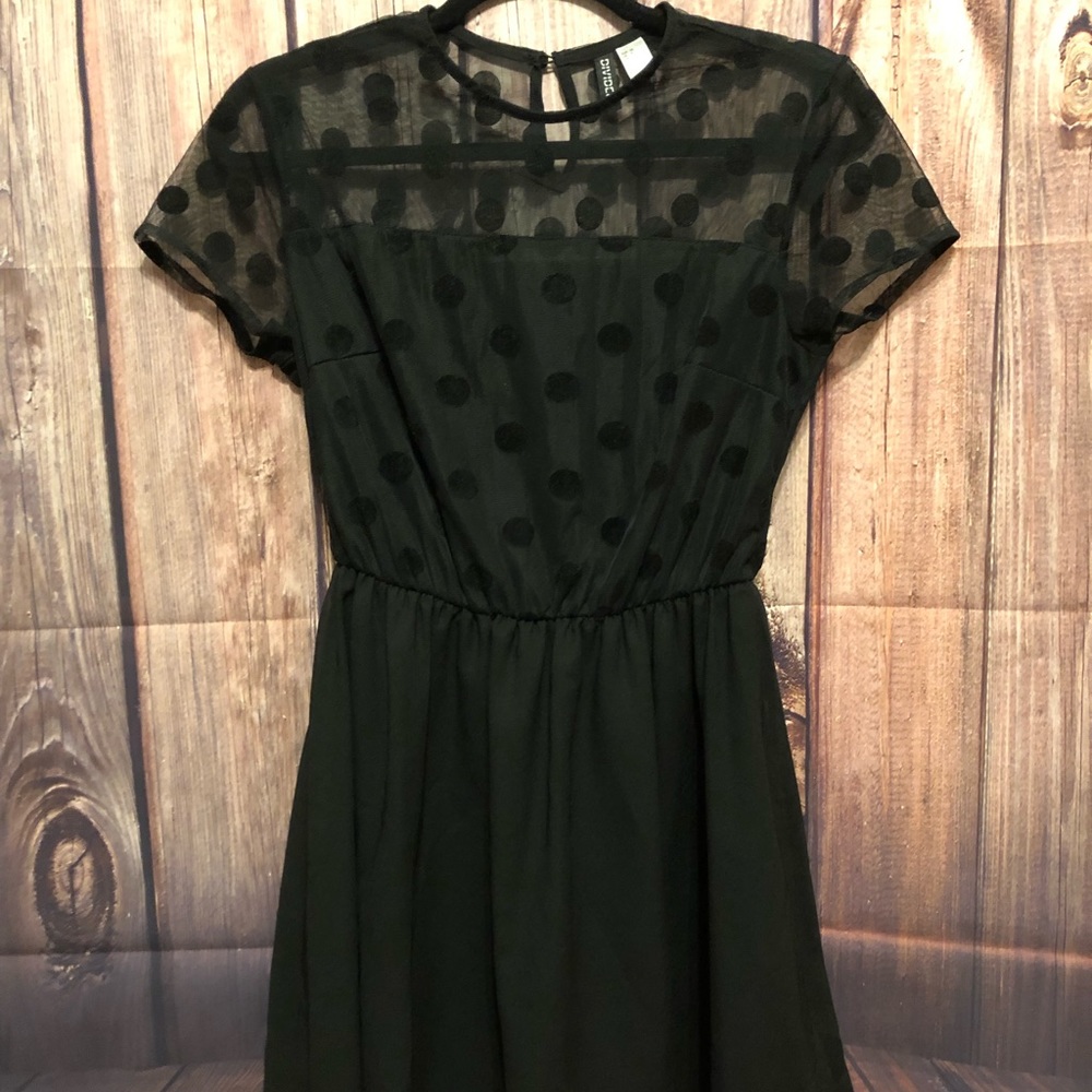 Black Polka Dot Dress